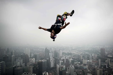 Base Jumping Jump Fly Flight Extreme Dive Diving Sky (26 ...