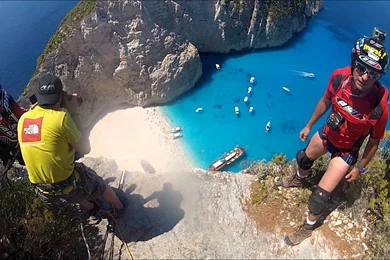 Base Jump Zakynthos Island   YouTube