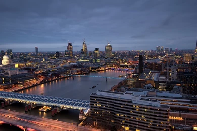 Download Wallpapers 2560x1080 England, Uk, London, Canary Wharf ...