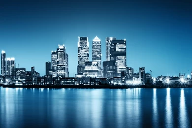 Canary Wharf Skyline Wallpapers Wall Mural