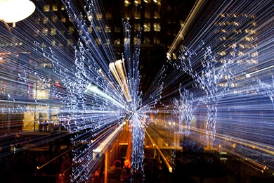 Canary Wharf Lights Uhd Wallpapers   Ultra High Definition ...