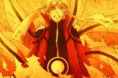 NARUTO S TAILED BEAST MODE WALLPAPER   (