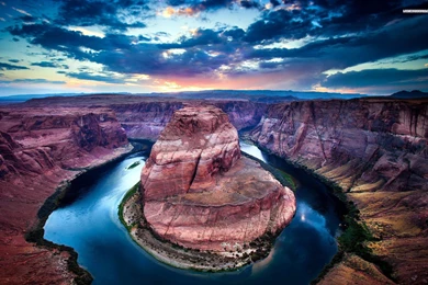 Horseshoe Canyon, River, Sky, Cloud, Utah, Usa, Nature, 1920x1200 ...