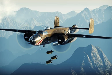 Games War Thunder War Plane Has Been Hit Wallpapers