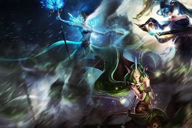 Wallpapers Soraka League Of Legends Full Hd 283033.6 1600x900 ...