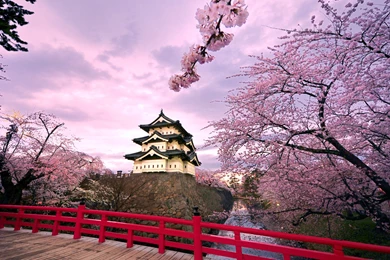 Free Scenery Wallpapers – Includes Hirosaki Castle, Looks Good On ...