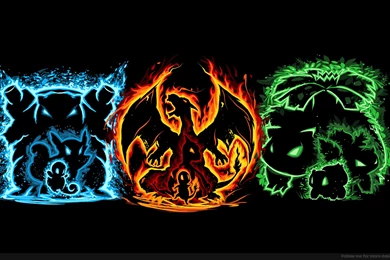 Evolution Of Fire, Water, And Grass (1080p Wallpaper). Thanks For ...