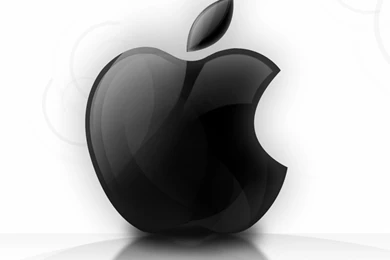 1024x1024 Black Apple Logo Ipad Wallpapers