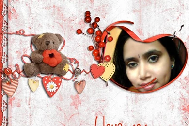Anjali   Teddy Bear Love You   JPGfun.com