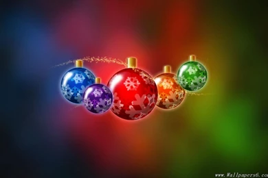 Christmas Color Ball － Holiday Wallpapers   Free Download ...