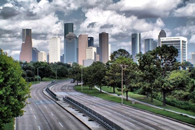 Wallpapers Houston Skyline 1024x768