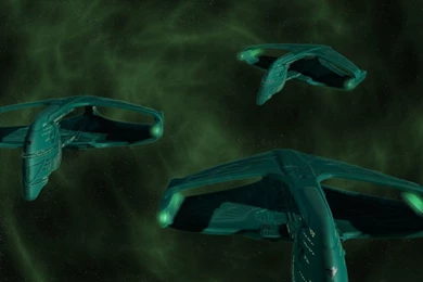 Squadron Of Romulan Warbirds Free Star Trek Computer Desktop Wallpapers