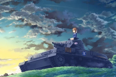 Download Wallpapers 1280x1024 Girls Und Panzer, Nishizumi Miho ...