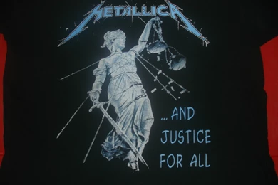 RETRO Metallica Shirt Men's XXL And Justice For All James Hetfield ...