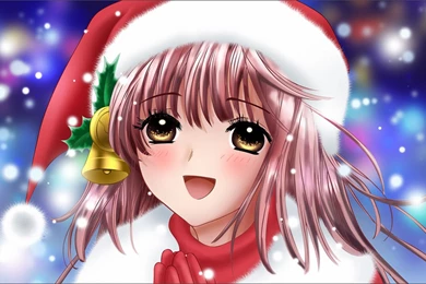 Christmas Fantasy Cartoon Girl Wallpaper5   Holiday Wallpapers ...