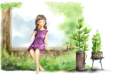 Beautiful Girl Animated Wallpapers