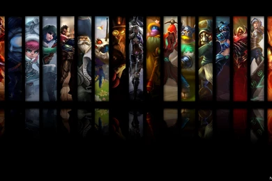 Reflected Champions Wallpapers League Of Legends
