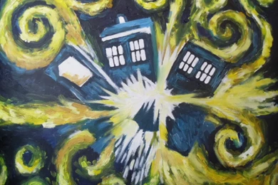 Exploding Tardis Desktop