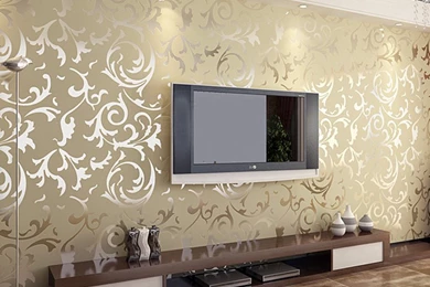 Aliexpress.com : Buy New Designer Flocking Textured Grey Color ...