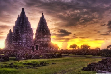 The Lost Hindu Temple In The Jungle Mist   Indonesia HD Desktop ...