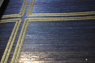 Aliexpress.com : Buy Shipping Discount Sisal Wallpapers Dark Blue ...