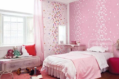 Cool Butterfly Wallpapers Design In Pink Wall Paint Scheme For ...
