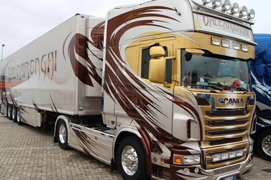 1366x768 Truck, Tuning, Scania, Scania, Tuning, Tractor, Truck ...