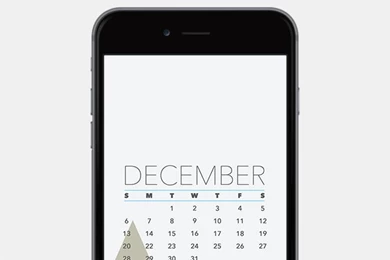 December Calendar Mobile/ iPhone Wallpaper Backgrounds 2015 Free ...