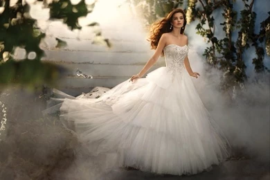 Tiana, Disney Princess, Wedding Dress