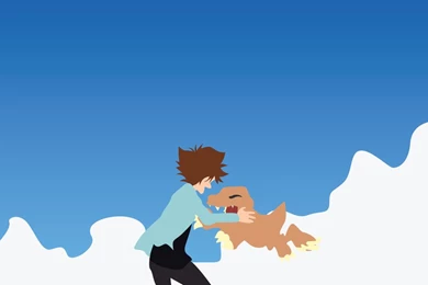 Angemon (Digimon) Minimalist Wallpapers By Greenmapple17 On DeviantArt