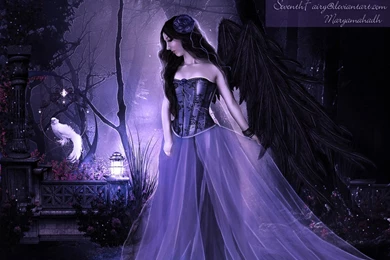 RePin Image: Dark Guardian Angel Wallpapers On Pinterest