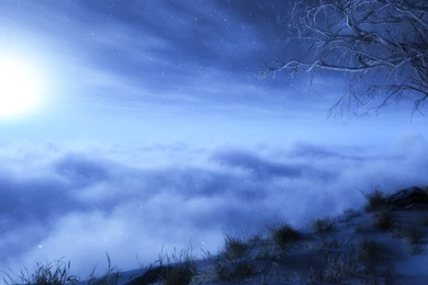 Digital Blasphemy 3D Wallpaper: At World's Edge (Winter) Dual ...