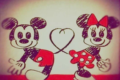 Mickey And Minnie Galaxy Wallpapers