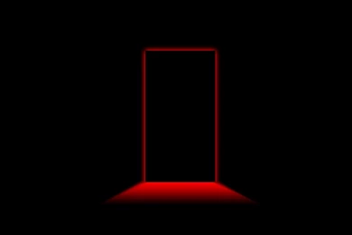 Door Light Shadow Black Red Wallpapers Mixhd Wallpapers