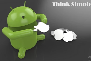 Droid Eating Apple   Bing Images