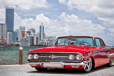 Chevrolet: Red Chevy Sky Auto Water Car Automobile Beauty Vehicle ...