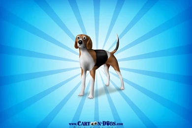 American Foxhound   Cartoon Dogs Wallpapers (35806781)   Fanpop