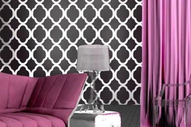 Art Deco Home Design: Amazing Room With Hot Pink With Black And ...