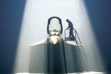 Download The Hangared Fighter Jet Wallpaper, Hangared Fighter Jet ...