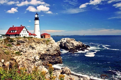 New England United States Of America Lighthouse Wallpapers