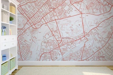 Custom Postcode Map Wallpapers   The Design Sheppard