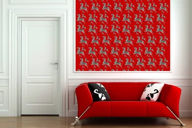 Zebra Masai Scalamandre Wallpapers Royal Tenenbaums