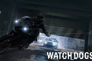 Watch Dogs   Police Car VS Motorcycle   1920x1200   Full HD 16/10 ...