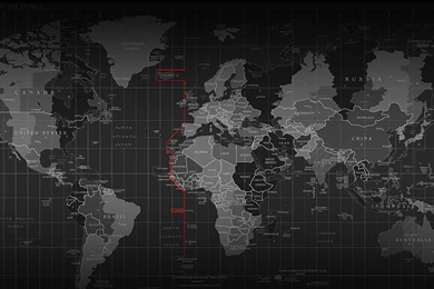 Black And White Map Twitter Cover & Twitter Backgrounds