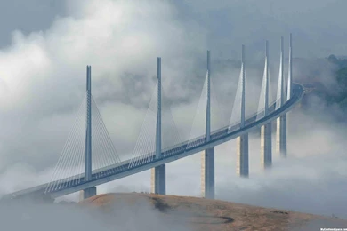 France) – Millau Viaduct – World Highest Bridge