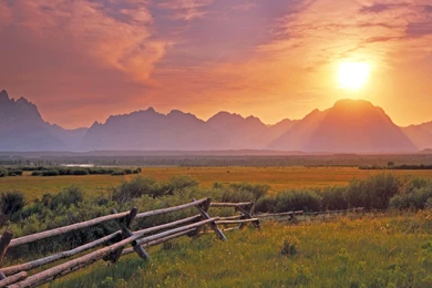 Sunset In Grand Teton National Park Wallpapers   ImgMob