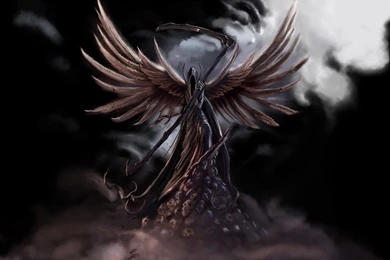 Grim Black Angel Wallpapers For Widescreen Desktop PC 1920x1080 Full HD