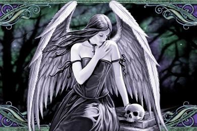 BLACK ANGEL WALLPAPER   (