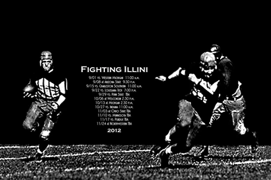 Classic Illini Football Desktop Image.   IlliniHQ Forums