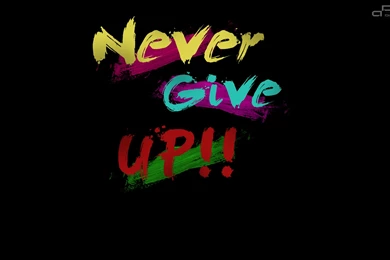 Wallpapers Never Give Up